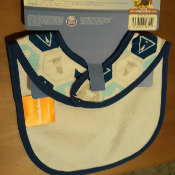 Paw Patrol 3-pack infant baby terry cloth bibs - Picture 3 of 7